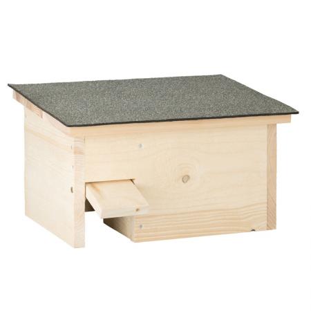 Igelunterschlupf mit Rattenklappe--werky