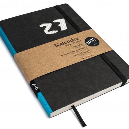 Taschenkalender 2027 – A5-Wochenplaner aus Recyclingpapier--werky