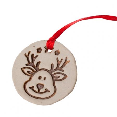 Weihnachtsanhänger Elche, 5er Set-Ruperti Werkstätten-werky