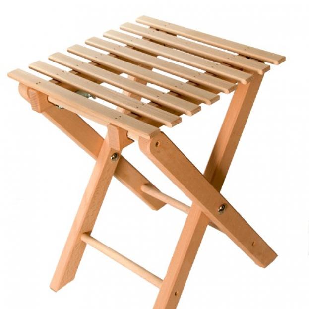 Klapphocker, massives Buchenholz kaufen Ruperti Werkstätten | Werky