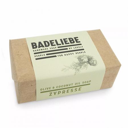 Handgemachte Seife, Seifenstück von BADELIEBE - Zypresse-Lebenshilfe Nürnberg-werky