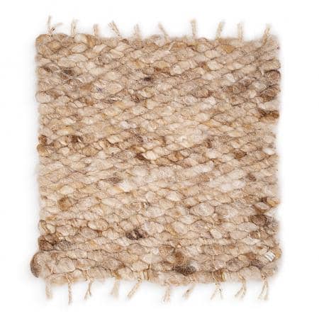 Sitzkissen aus Wolle und Jute, handgewebt - Natur / Beige-Goldbach Werkstatt-werky