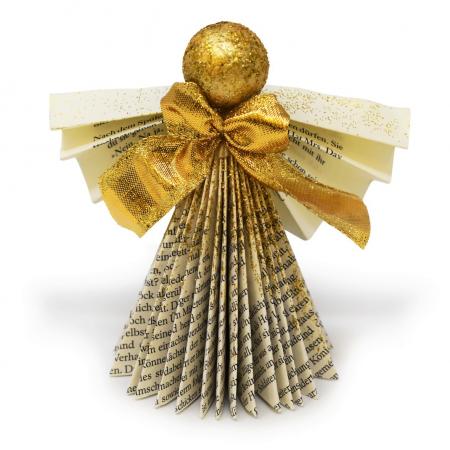 Origami-Schutzengel (Gold)-Pommerscher Diakonieverein-werky