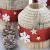 Adventskranz aus Papier - Origami-Adventskerzen-Set auf handbemalter Schallplatte-Pommerscher Diakonieverein-werky