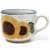 Großer Kaffee-Pott aus Keramik - handbemalt-Pommerscher Diakonieverein-werky