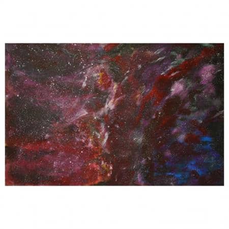 Acryl-Malerei auf Leinwand "NGC 7635", Galaxie, Unikat, 85 x 130 cm-Pommerscher Diakonieverein-werky