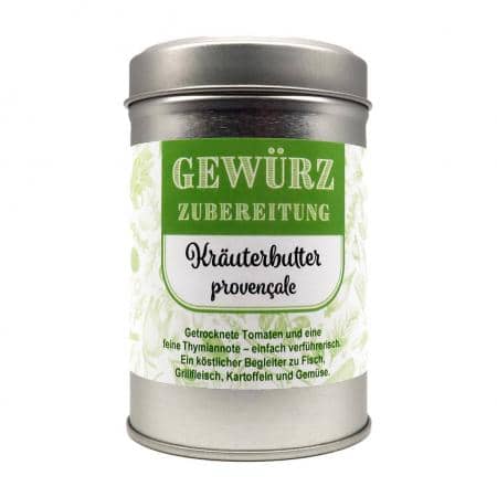 Gewürzmischung "Kräuterbutter Provencale" in Dose-Wendelstein Werkstätten-werky