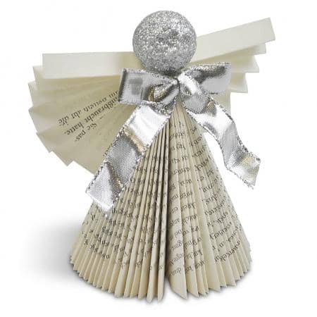 Origami-Schutzengel (Silber)-Pommerscher Diakonieverein-werky