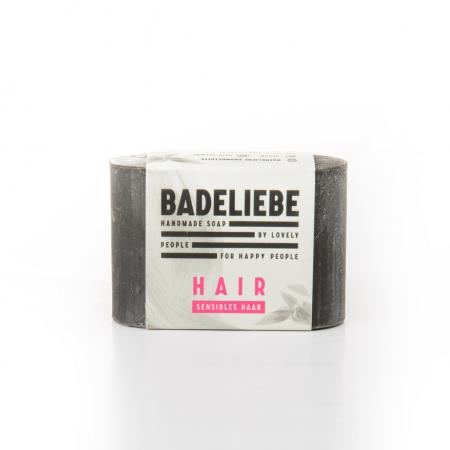 BADELIEBE HAIR - Festes Shampoo für sensibles Haar mit schwarzer Tonerde--werky