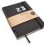 Nachhaltiger Taschenkalender 2023 aus 100 % Recyclingpapier „Design Kalender“ Schwarz-Türkis-tyyp-werky