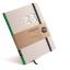 Nachhaltiger Taschenkalender 2023 aus 100 % Recyclingpapier „Design Kalender“ - Echtholzfurnier Kiefer-tyyp-werky