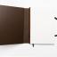 Handgemachtes Design-Notizbuch A5 aus 100 % Recyclingpapier „Schweizer Broschur“ - Coffee Braun-tyyp-werky