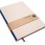Handgemachtes großes Design-Notizbuch aus 100 % Recyclingpapier „BerlinBook“ - Blau/Recyclingkarton-tyyp-werky