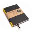Handgemachtes kleines Design-Notizbuch aus 100 % Recyclingpapier „BerlinBook“ - Taxi gelb/Schwarz-tyyp-werky