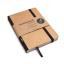 Handgemachtes Design-Notizbuch A6 aus 100 % Recyclingpapier „Klassik“ - Natur-Design Craft-tyyp-werky