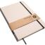 Handgemachtes Design-Notizbuch A4 aus 100 % Recyclingpapier „Klassik“ - Carbon Grau - Recyclingkarton-tyyp-werky