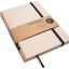 Handgemachtes Design-Notizbuch A5 aus 100 % Recyclingpapier „Klassik“ - Pfirsichfarben - Recyclingkarton-tyyp-werky