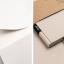 Handgemachtes Design-Notizbuch A5 aus 100 % Recyclingpapier „Klassik“ - Rosa - Schwarz-tyyp-werky