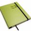 Nachhaltiger Buchkalender 2023 aus 100 % Recyclingpapier „Schweizer Broschur“ - Limette Grün-tyyp-werky