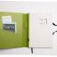 Nachhaltiger Buchkalender 2023 aus 100 % Recyclingpapier „Schweizer Broschur“ - Limette Grün-tyyp-werky