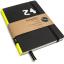 Nachhaltiger Taschenkalender 2024 aus 100 % Recyclingpapier „Design Kalender“ Recyclingkarton-Gelb--werky
