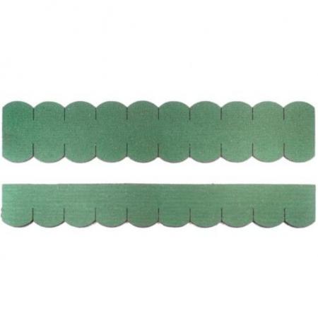 3 Sets Dachschindeln Biberschwanz (50mm) grün--werky