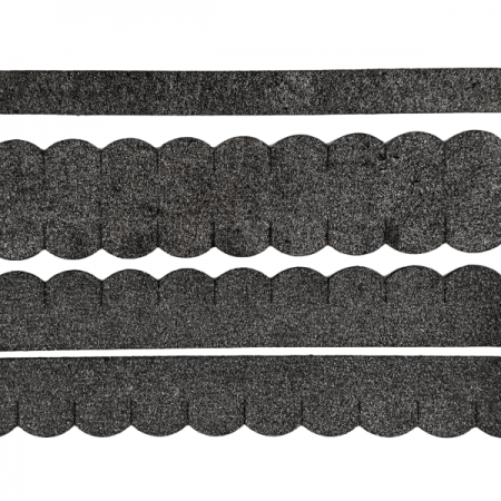 2 Sets Dachschindeln Biberschwanz (33 mm + 30 cm lang) grau--werky