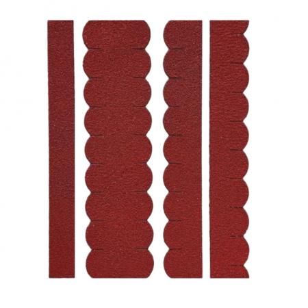 1 Set Dachschindeln Biberschwanz (33 mm + 30 cm lang) rot--werky