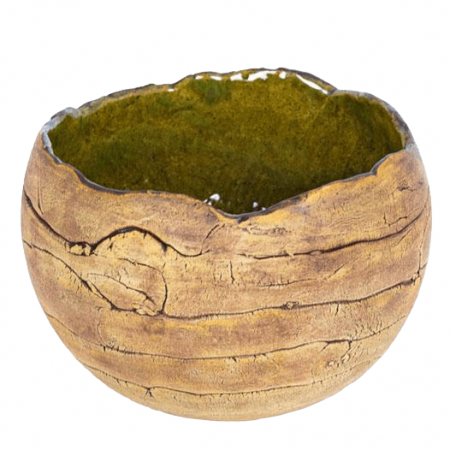 Übertopf"Pflanzkugel" Welle (13,50 cm)-Manufaktur Martinshof-werky