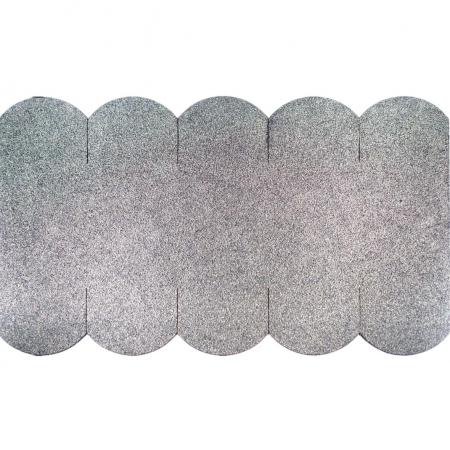 2 Streifen Dachschindeln Biberschwanz (100 mm) - First grau--werky