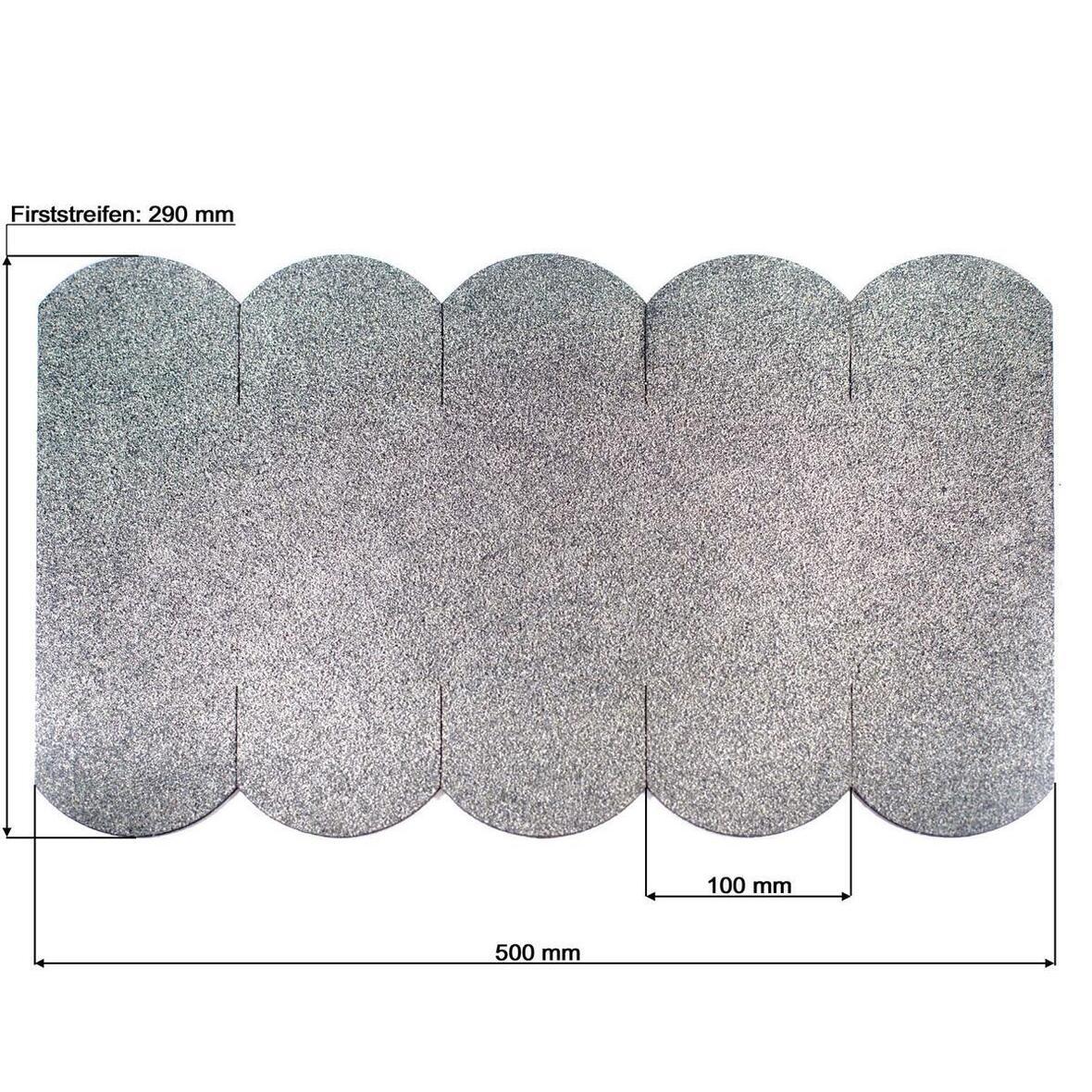 Dachschindeln Biberschwanz 3 Sets - Grau Für Mini-Dächer