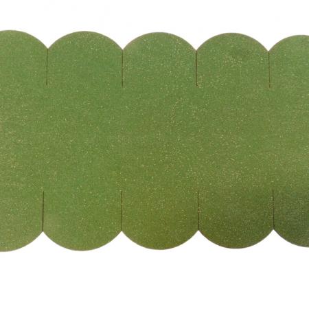 2 Streifen Dachschindeln Biberschwanz (100 mm) - First grün--werky