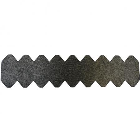 1 Streifen Dachschindeln Schiefer (55 mm) - First grau--werky