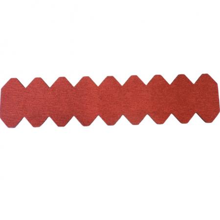 2 Streifen Dachschindeln Schiefer (55 mm) - First rot--werky