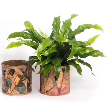 Übertopf bemalt Puzzle-Manufaktur Martinshof-werky