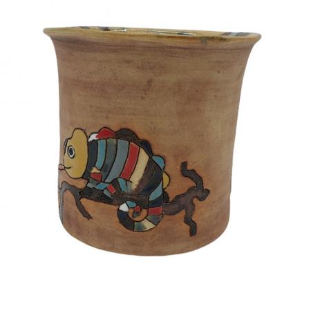 Übertopf bemalt Dschungel-Manufaktur Martinshof-werky