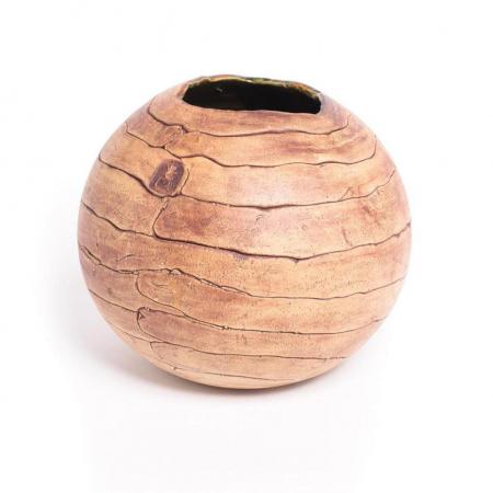 Vase "Blumenkugel" Welle (18,00 cm)-Manufaktur Martinshof-werky