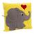 Kuschelkissen "Elefant/Herz"--werky