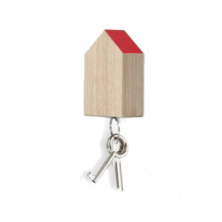 Schlüsselhaus magnetic Eiche rotes Dach-side by side-werky