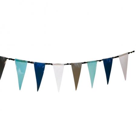 10 Meter Wimpelkette "Marine" mini--werky
