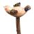 Stockfigur "Vogel", bemalt--werky