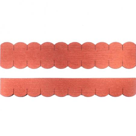 2 Sets Dachschindeln Biberschwanz (50mm) rot--werky