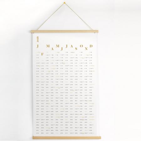2021 A2 Volledige Jaar Muurplanner Kalender Thuiskantoor Werk JAN-DEC ROLLED