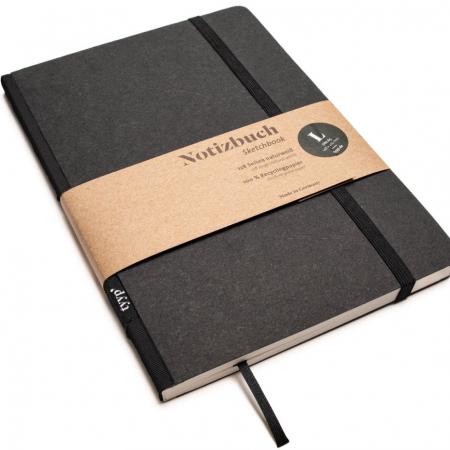 Notizbuch A5 liniert „Klassik“ – Zeitlos schreiben auf Recyclingpapier--werky