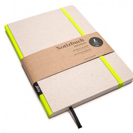 Notizbuch A5 liniert „Klassik“ – Zeitlos schreiben auf Recyclingpapier--werky