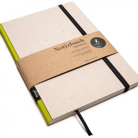 Notizbuch A5 liniert „Klassik“ – Zeitlos schreiben auf Recyclingpapier--werky