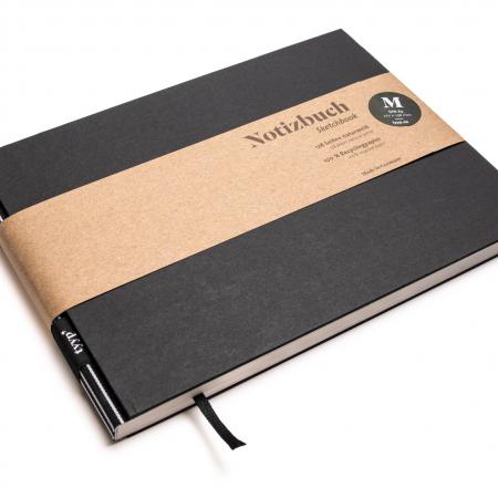 Notizbuch A5 Querformat „BerlinBook“ – Kreatives Design für Visionäre-tyyp-werky