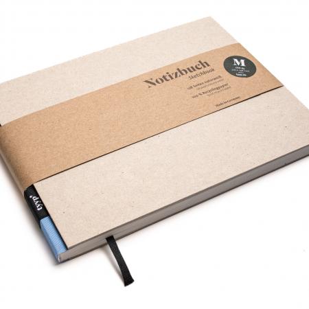 Notizbuch A5 Querformat „BerlinBook“ – Kreatives Design für Visionäre-tyyp-werky