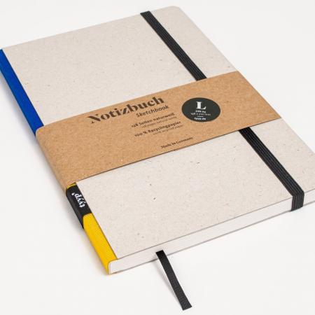 Notizbuch A5 „Klassik“ mit perforierten Seiten--werky
