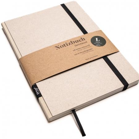 Notizbuch A5 „Klassik“ mit perforierten Seiten-tyyp-werky